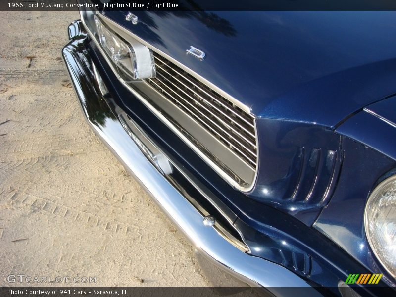 Nightmist Blue / Light Blue 1966 Ford Mustang Convertible