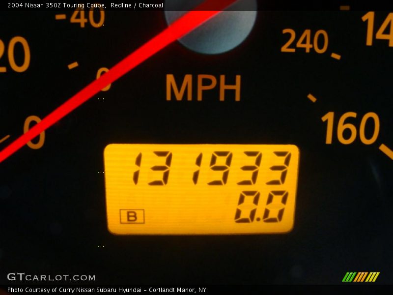 Redline / Charcoal 2004 Nissan 350Z Touring Coupe