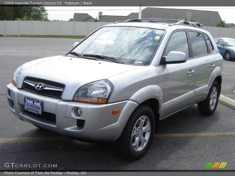 Platinum / Black 2009 Hyundai Tucson Limited V6