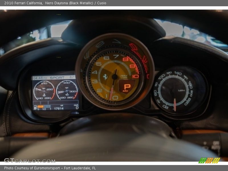 Nero Daytona (Black Metallic) / Cuoio 2010 Ferrari California