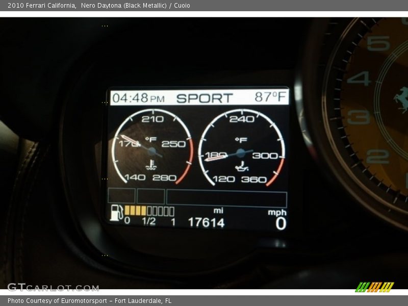 Nero Daytona (Black Metallic) / Cuoio 2010 Ferrari California