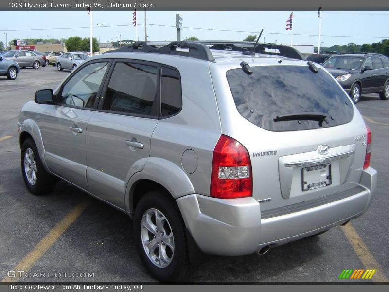 Platinum / Black 2009 Hyundai Tucson Limited V6