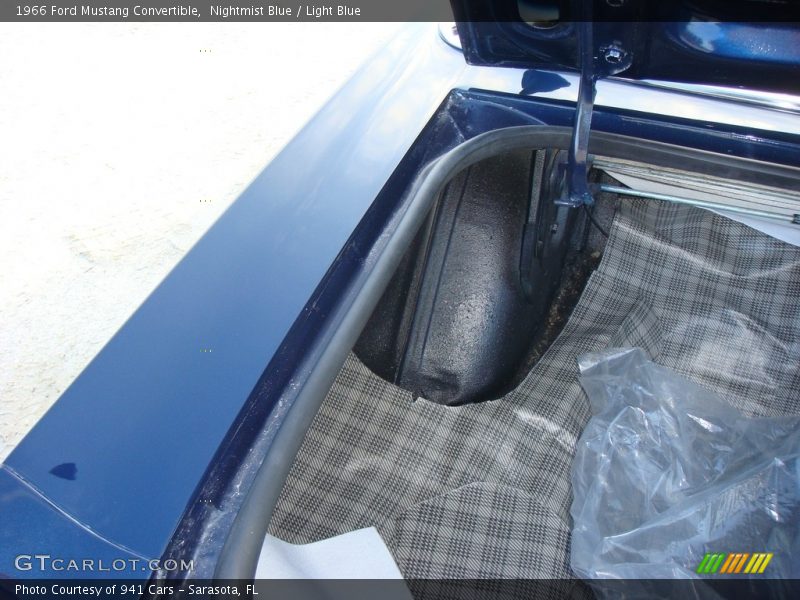 Nightmist Blue / Light Blue 1966 Ford Mustang Convertible