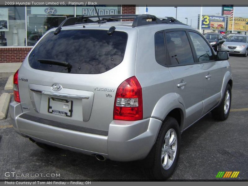 Platinum / Black 2009 Hyundai Tucson Limited V6