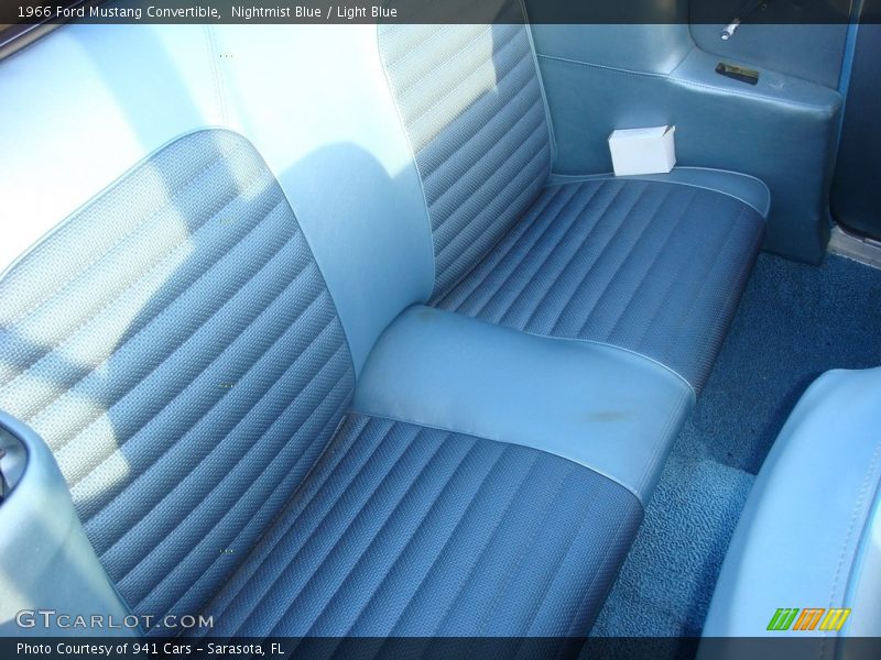 Nightmist Blue / Light Blue 1966 Ford Mustang Convertible