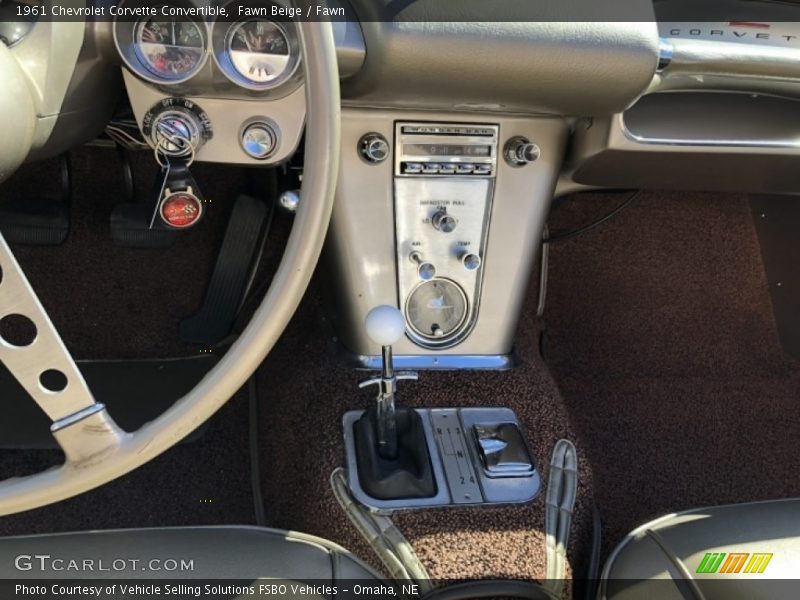 Controls of 1961 Corvette Convertible