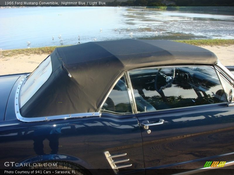 Nightmist Blue / Light Blue 1966 Ford Mustang Convertible