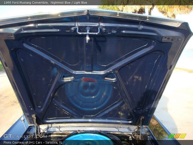 Nightmist Blue / Light Blue 1966 Ford Mustang Convertible