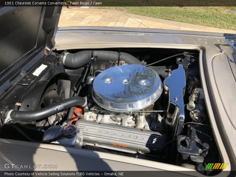 Fawn Beige / Fawn 1961 Chevrolet Corvette Convertible