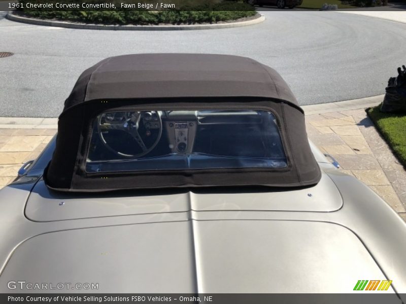 Fawn Beige / Fawn 1961 Chevrolet Corvette Convertible