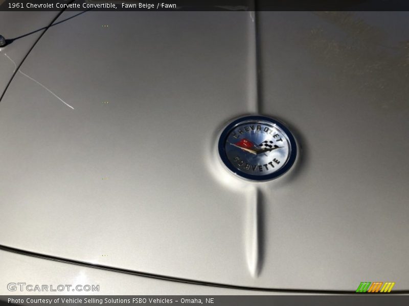 Fawn Beige / Fawn 1961 Chevrolet Corvette Convertible