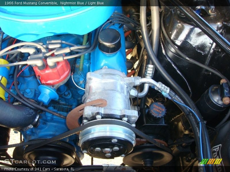Nightmist Blue / Light Blue 1966 Ford Mustang Convertible