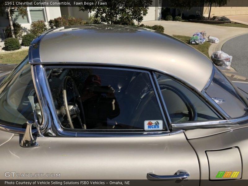 Fawn Beige / Fawn 1961 Chevrolet Corvette Convertible