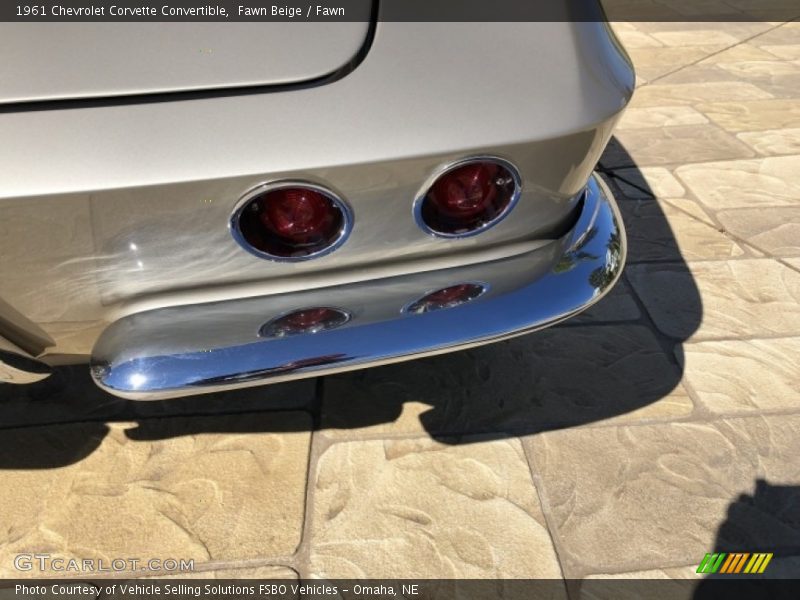 Fawn Beige / Fawn 1961 Chevrolet Corvette Convertible