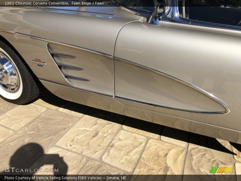 Fawn Beige / Fawn 1961 Chevrolet Corvette Convertible