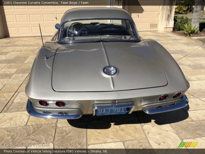 Fawn Beige / Fawn 1961 Chevrolet Corvette Convertible