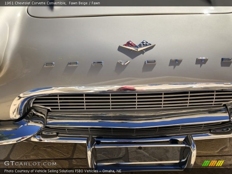 Fawn Beige / Fawn 1961 Chevrolet Corvette Convertible