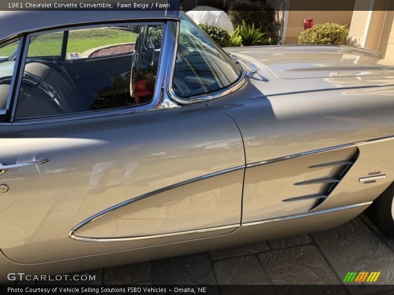 Fawn Beige / Fawn 1961 Chevrolet Corvette Convertible