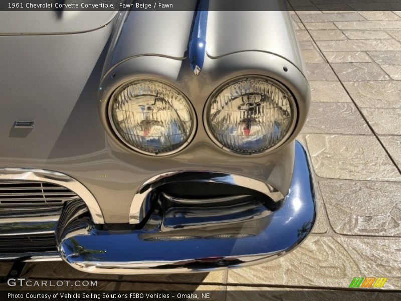 Fawn Beige / Fawn 1961 Chevrolet Corvette Convertible