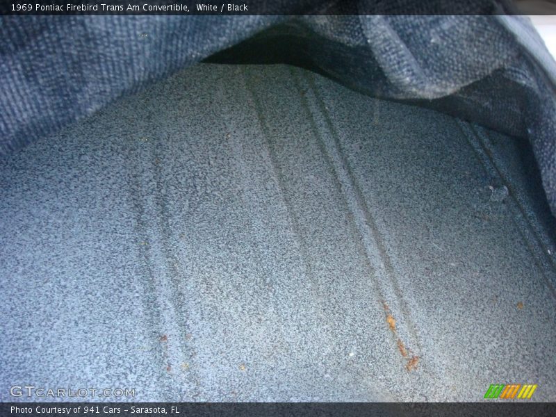 White / Black 1969 Pontiac Firebird Trans Am Convertible