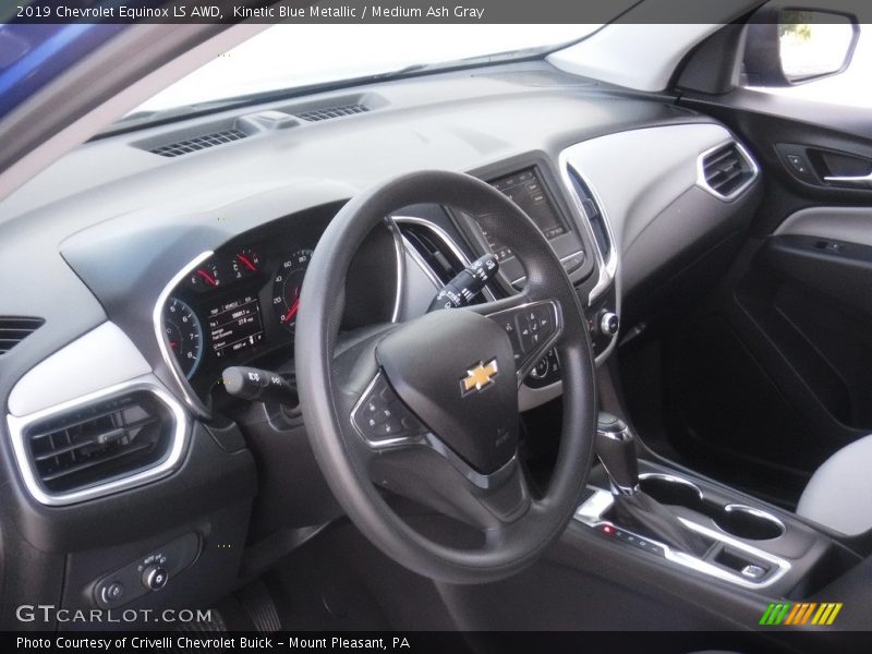 Kinetic Blue Metallic / Medium Ash Gray 2019 Chevrolet Equinox LS AWD