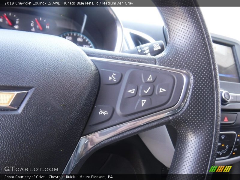 Kinetic Blue Metallic / Medium Ash Gray 2019 Chevrolet Equinox LS AWD