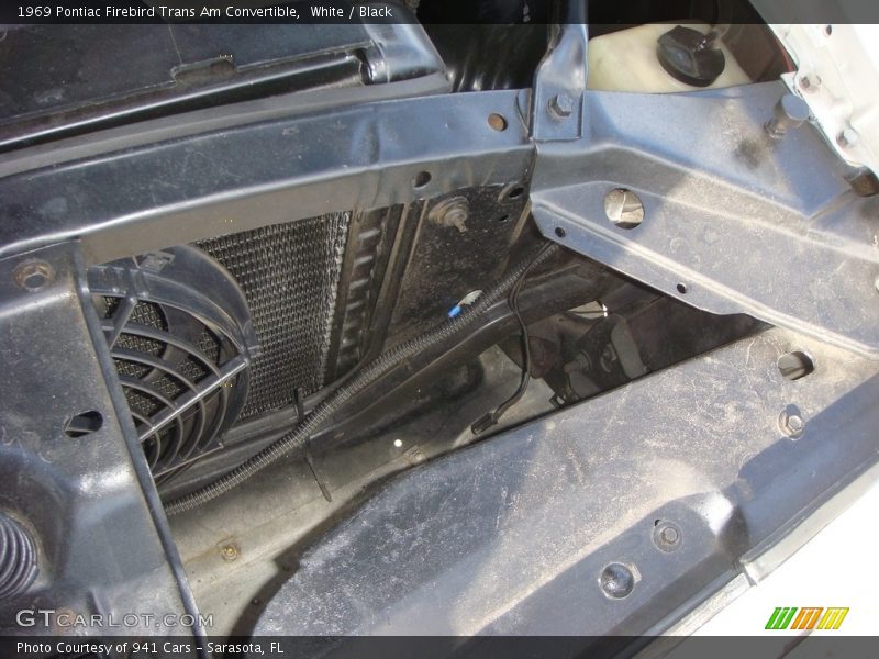 White / Black 1969 Pontiac Firebird Trans Am Convertible