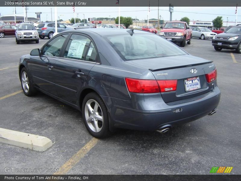 Slate Blue / Gray 2009 Hyundai Sonata SE V6