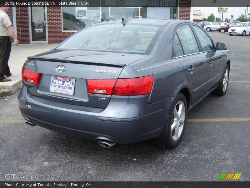 Slate Blue / Gray 2009 Hyundai Sonata SE V6