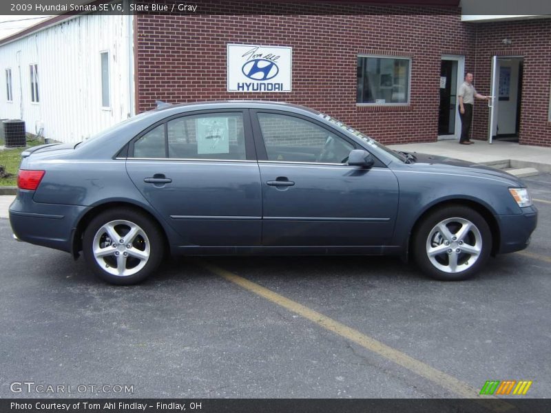 Slate Blue / Gray 2009 Hyundai Sonata SE V6