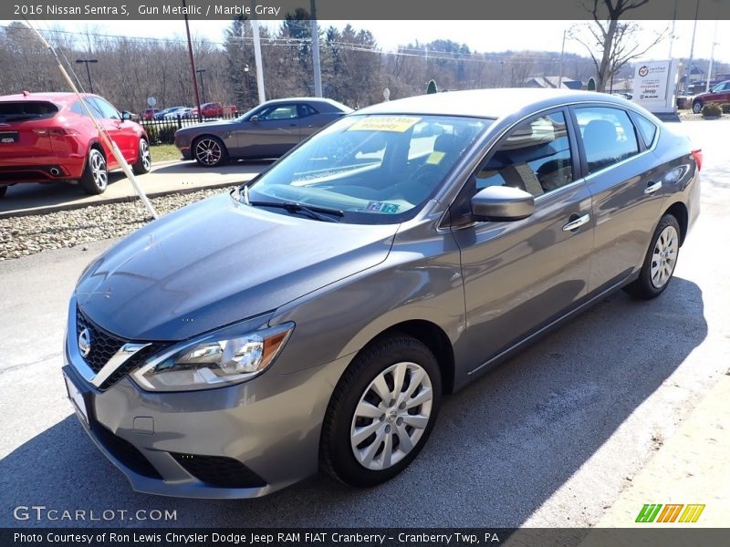 Gun Metallic / Marble Gray 2016 Nissan Sentra S