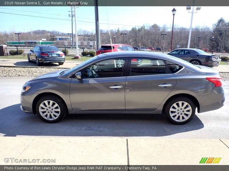 Gun Metallic / Marble Gray 2016 Nissan Sentra S