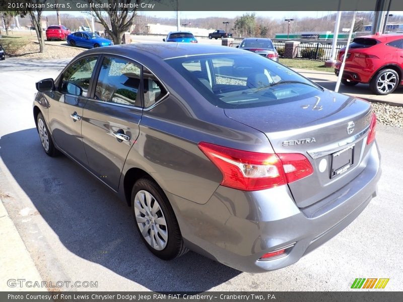 Gun Metallic / Marble Gray 2016 Nissan Sentra S