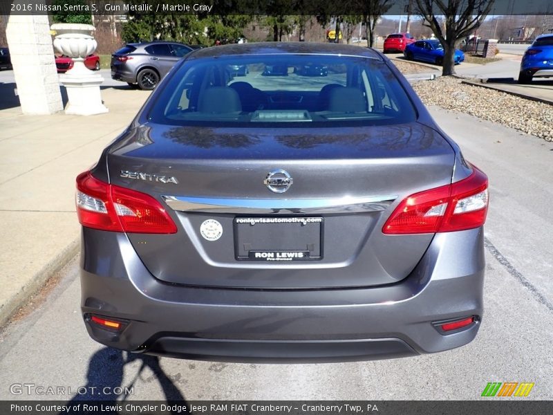 Gun Metallic / Marble Gray 2016 Nissan Sentra S