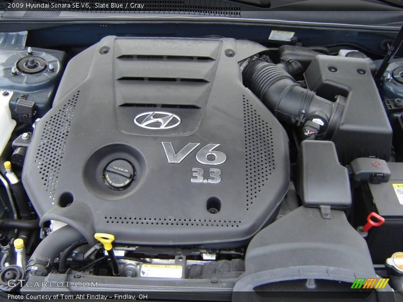 Slate Blue / Gray 2009 Hyundai Sonata SE V6
