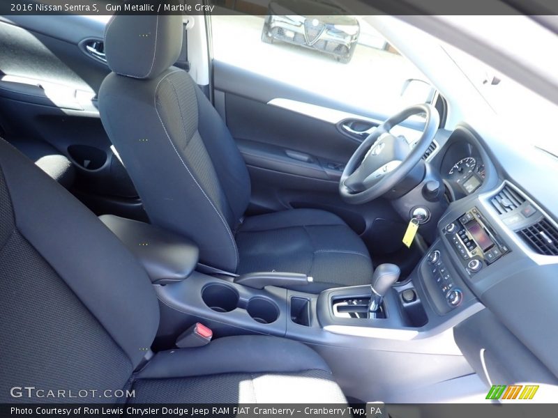 Gun Metallic / Marble Gray 2016 Nissan Sentra S