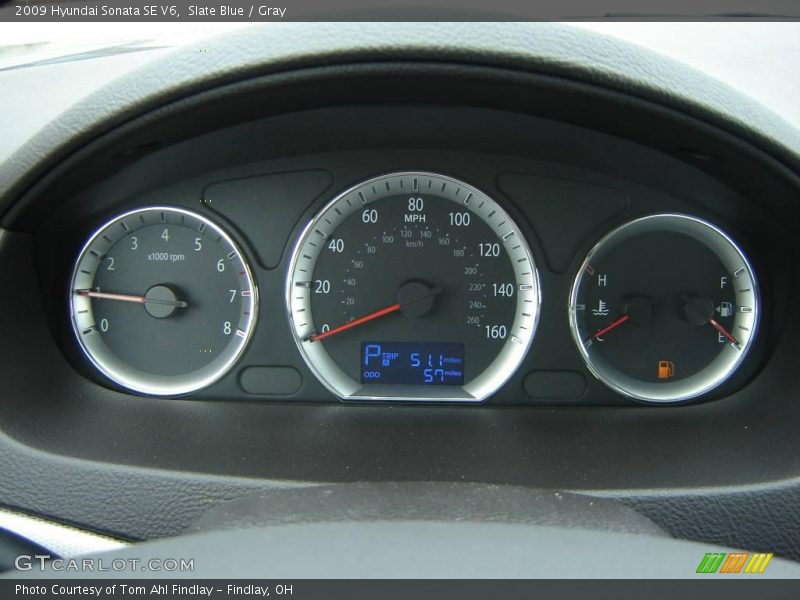 Slate Blue / Gray 2009 Hyundai Sonata SE V6