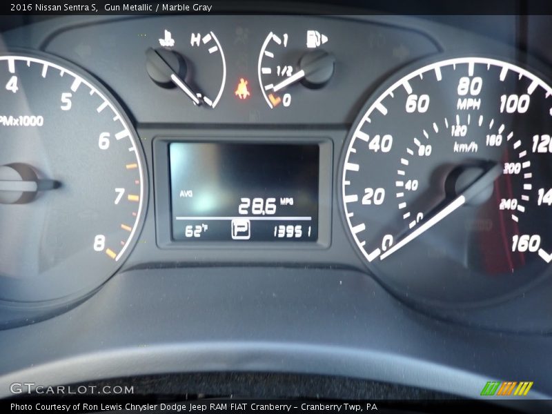 Gun Metallic / Marble Gray 2016 Nissan Sentra S
