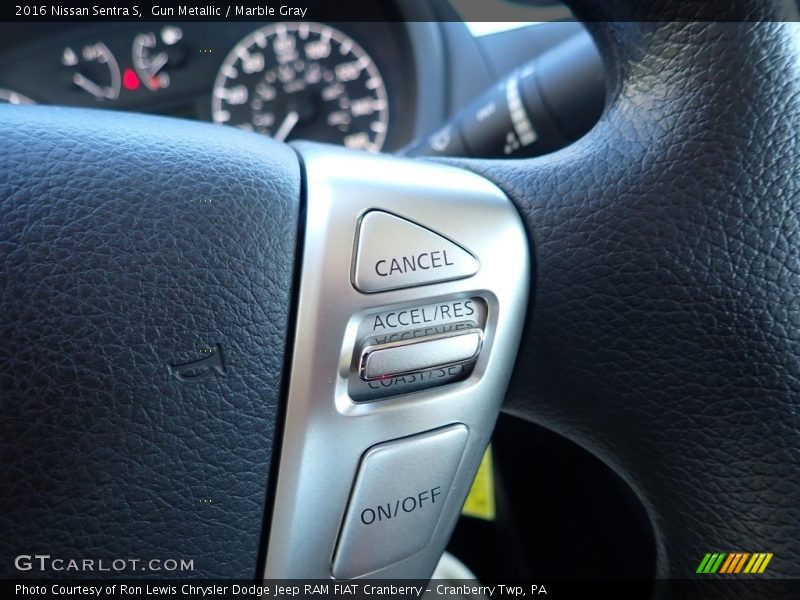 Gun Metallic / Marble Gray 2016 Nissan Sentra S