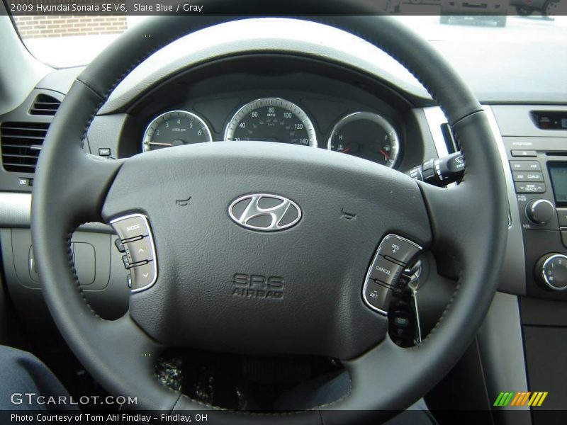 Slate Blue / Gray 2009 Hyundai Sonata SE V6