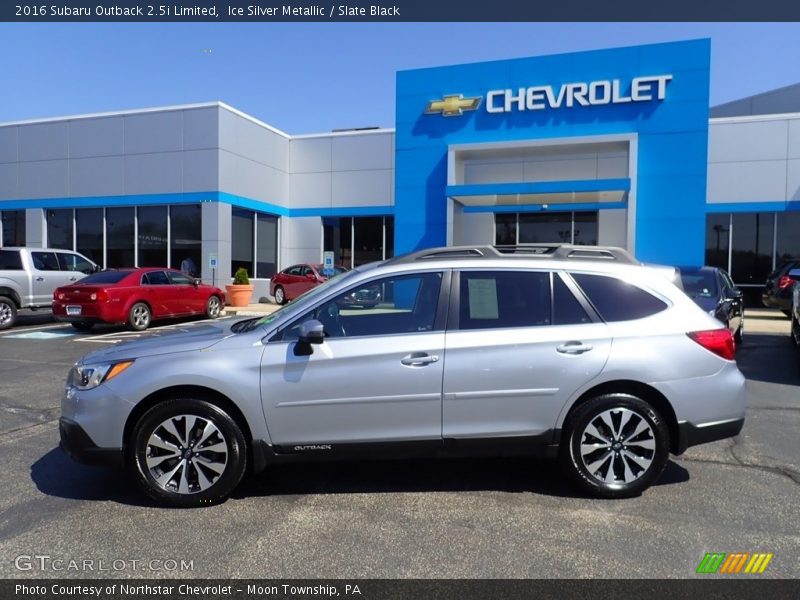 Ice Silver Metallic / Slate Black 2016 Subaru Outback 2.5i Limited