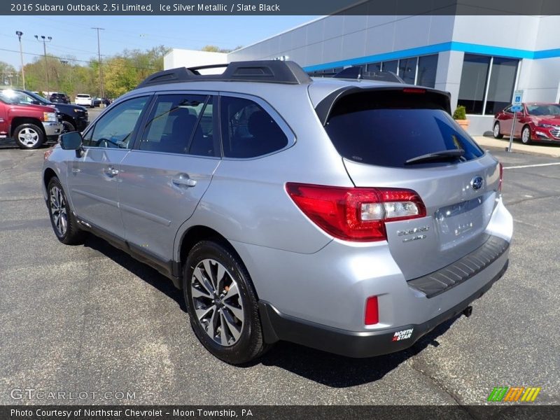 Ice Silver Metallic / Slate Black 2016 Subaru Outback 2.5i Limited