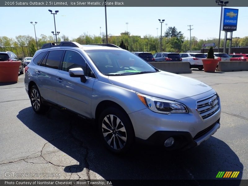 Ice Silver Metallic / Slate Black 2016 Subaru Outback 2.5i Limited