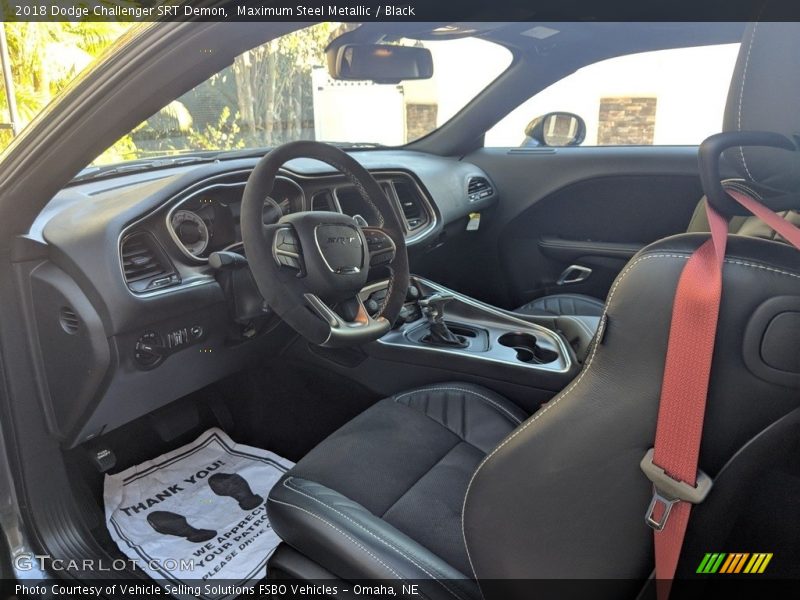 Front Seat of 2018 Challenger SRT Demon