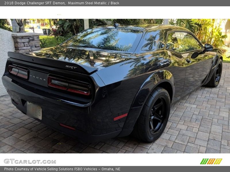 Maximum Steel Metallic / Black 2018 Dodge Challenger SRT Demon