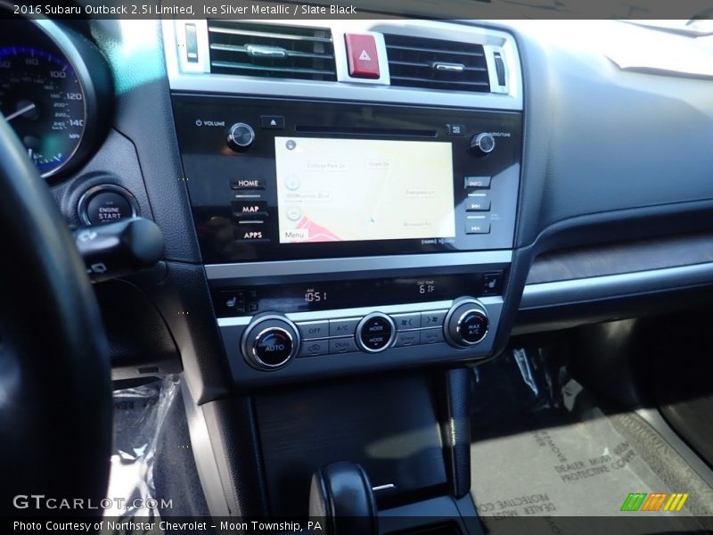 Ice Silver Metallic / Slate Black 2016 Subaru Outback 2.5i Limited