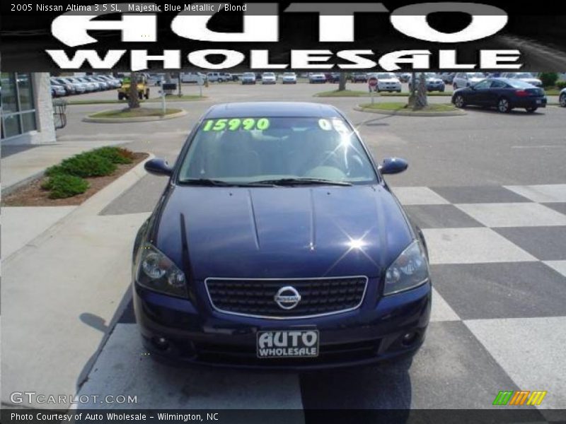 Majestic Blue Metallic / Blond 2005 Nissan Altima 3.5 SL