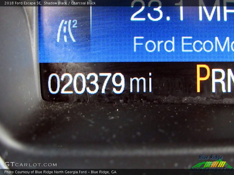 Shadow Black / Charcoal Black 2018 Ford Escape SE