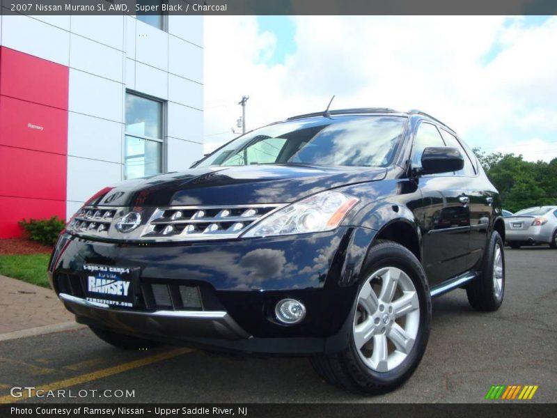 Super Black / Charcoal 2007 Nissan Murano SL AWD