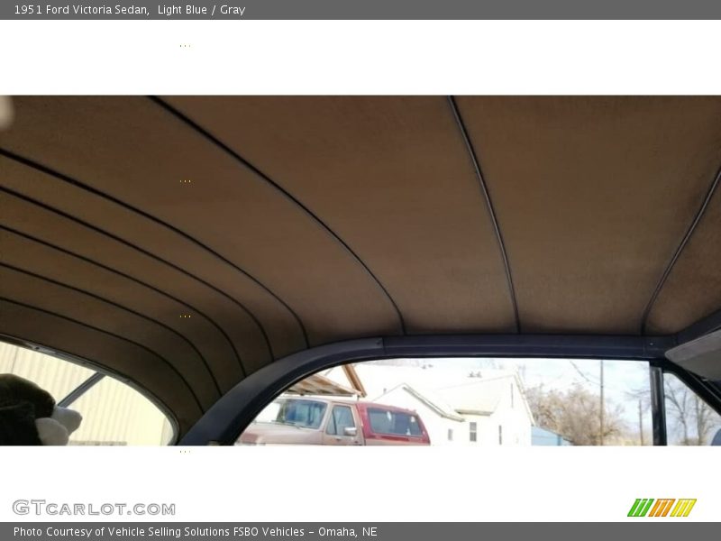 Light Blue / Gray 1951 Ford Victoria Sedan